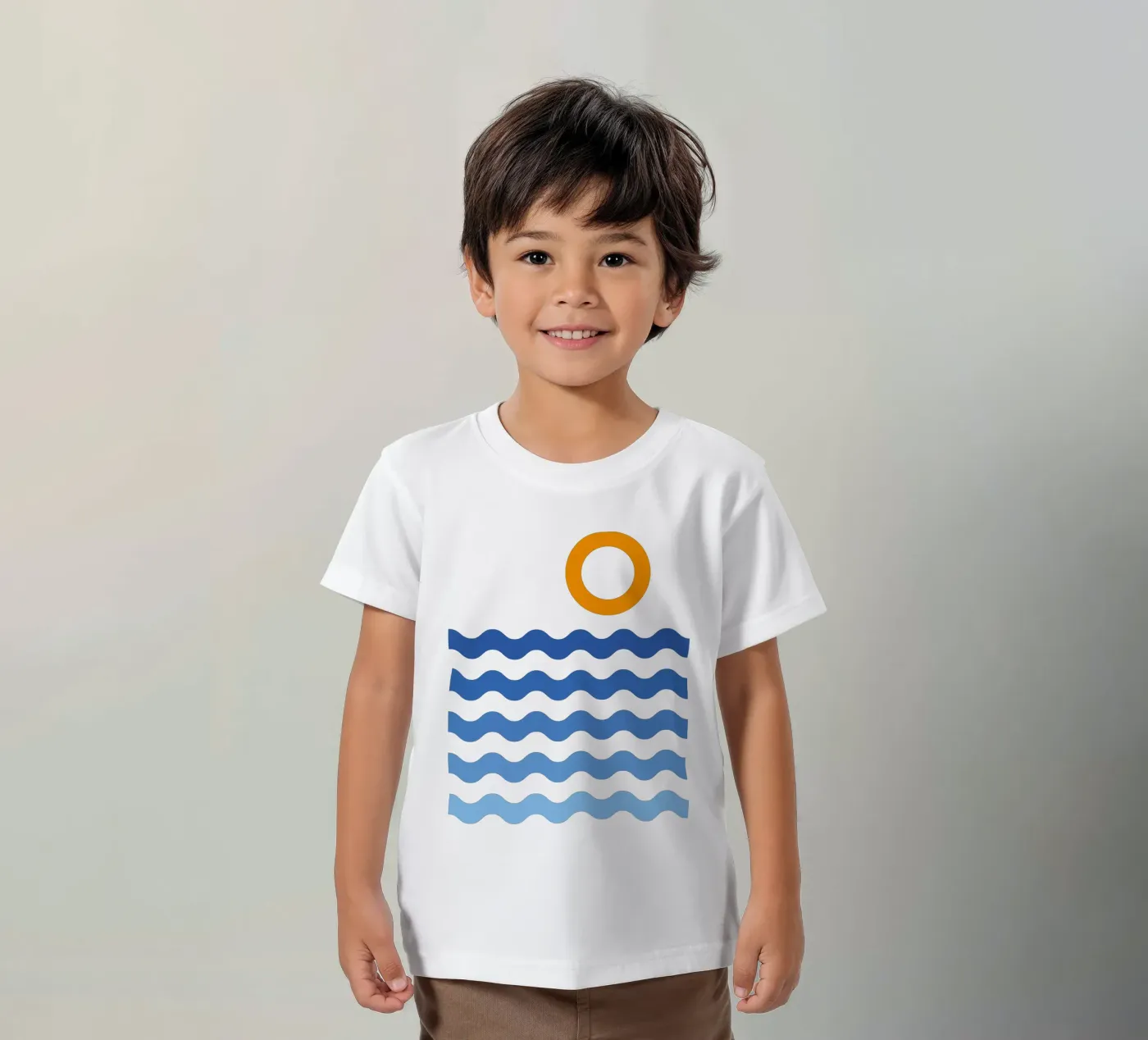 Sun & Sea t-shirt bambini da Schuhmann Design