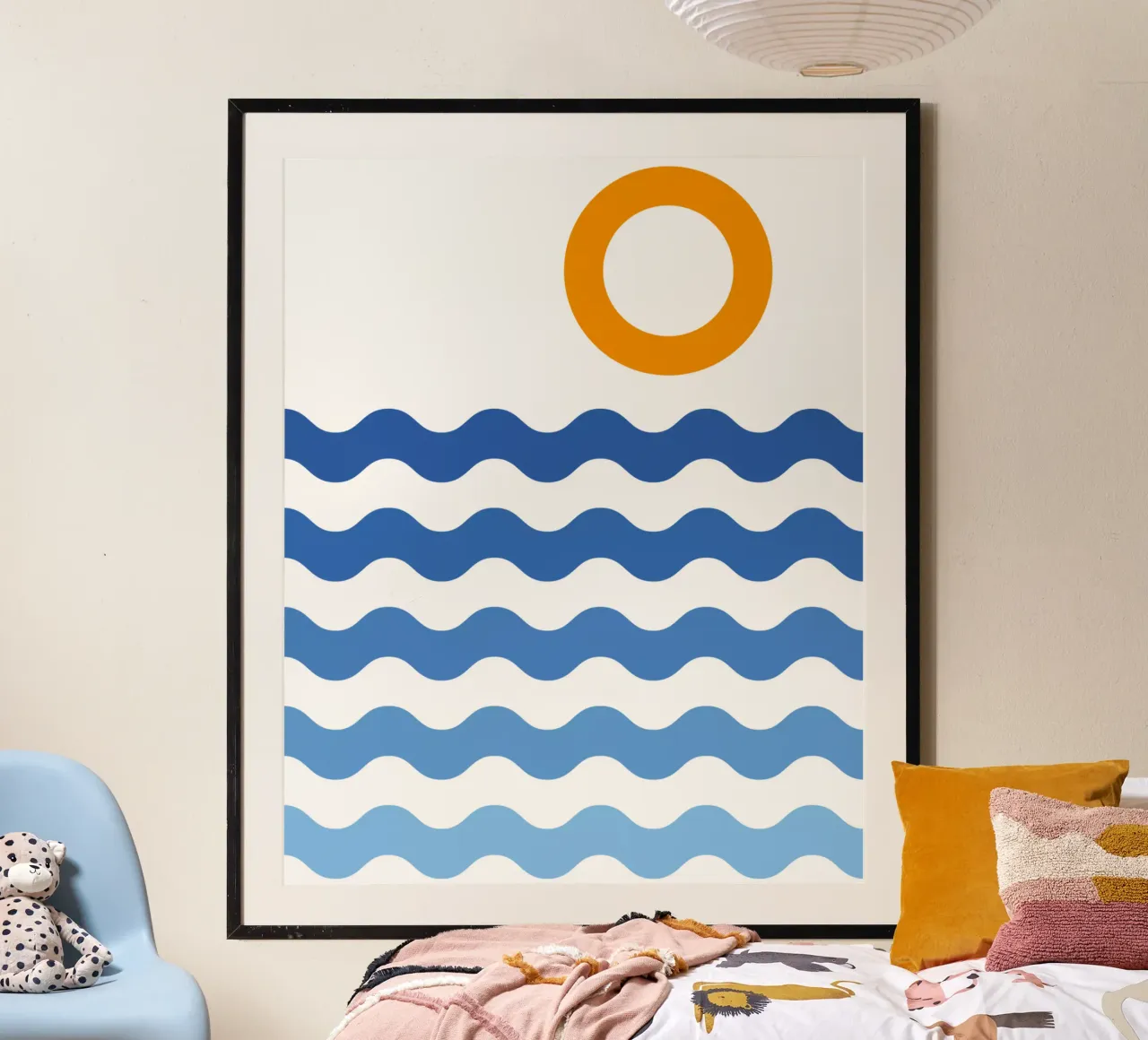 Sole e mare poster da Schuhmann Design