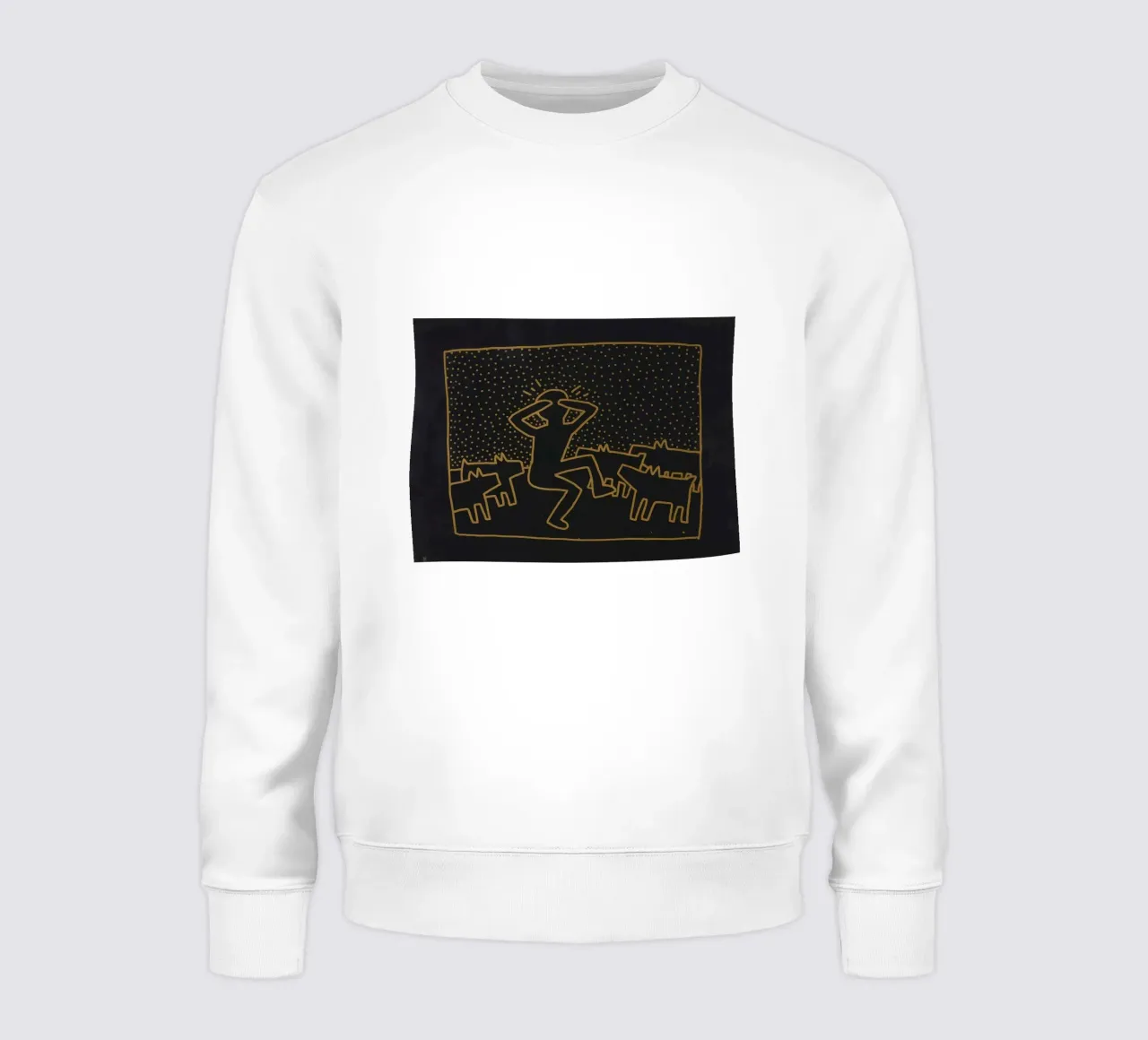 Keith Haring "Untitled" Pop Art Póster de Pared sudadera de ClubArt