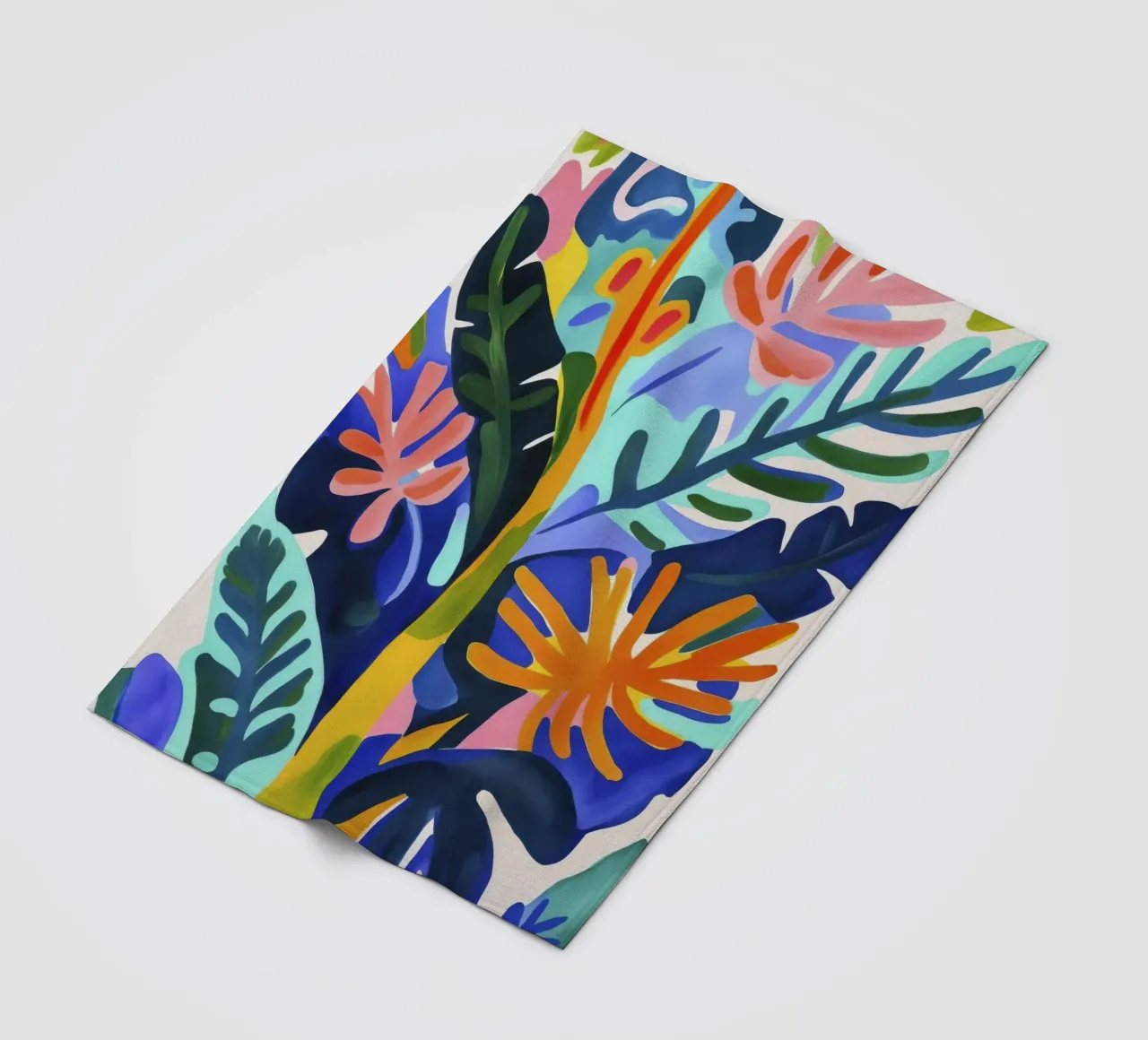 Matisse Vibes Giungla Tropicale coperta in pile da Andrea Haase Modern Home