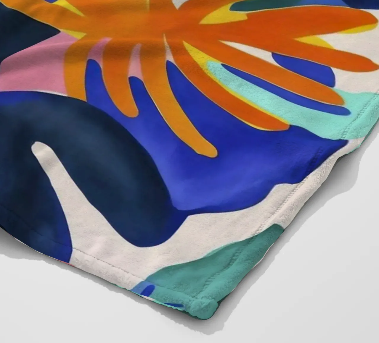Matisse Vibes Giungla Tropicale coperta in pile da Andrea Haase Modern Home