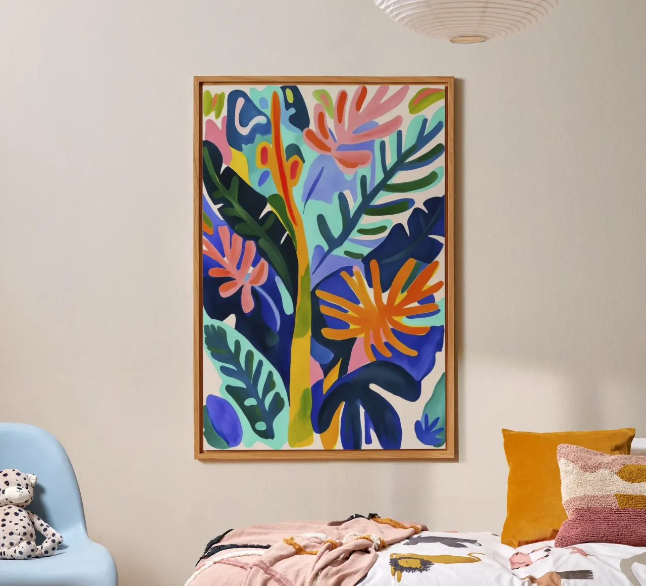 Matisse Vibes Giungla Tropicale alluminio dibond da Andrea Haase Modern Home