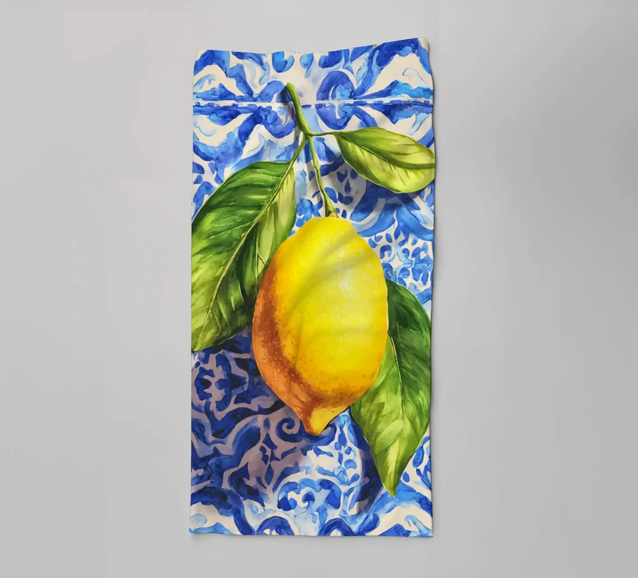 Italien Vibes Zitrone Kunst Handtuch von Andrea Haase Modern Home