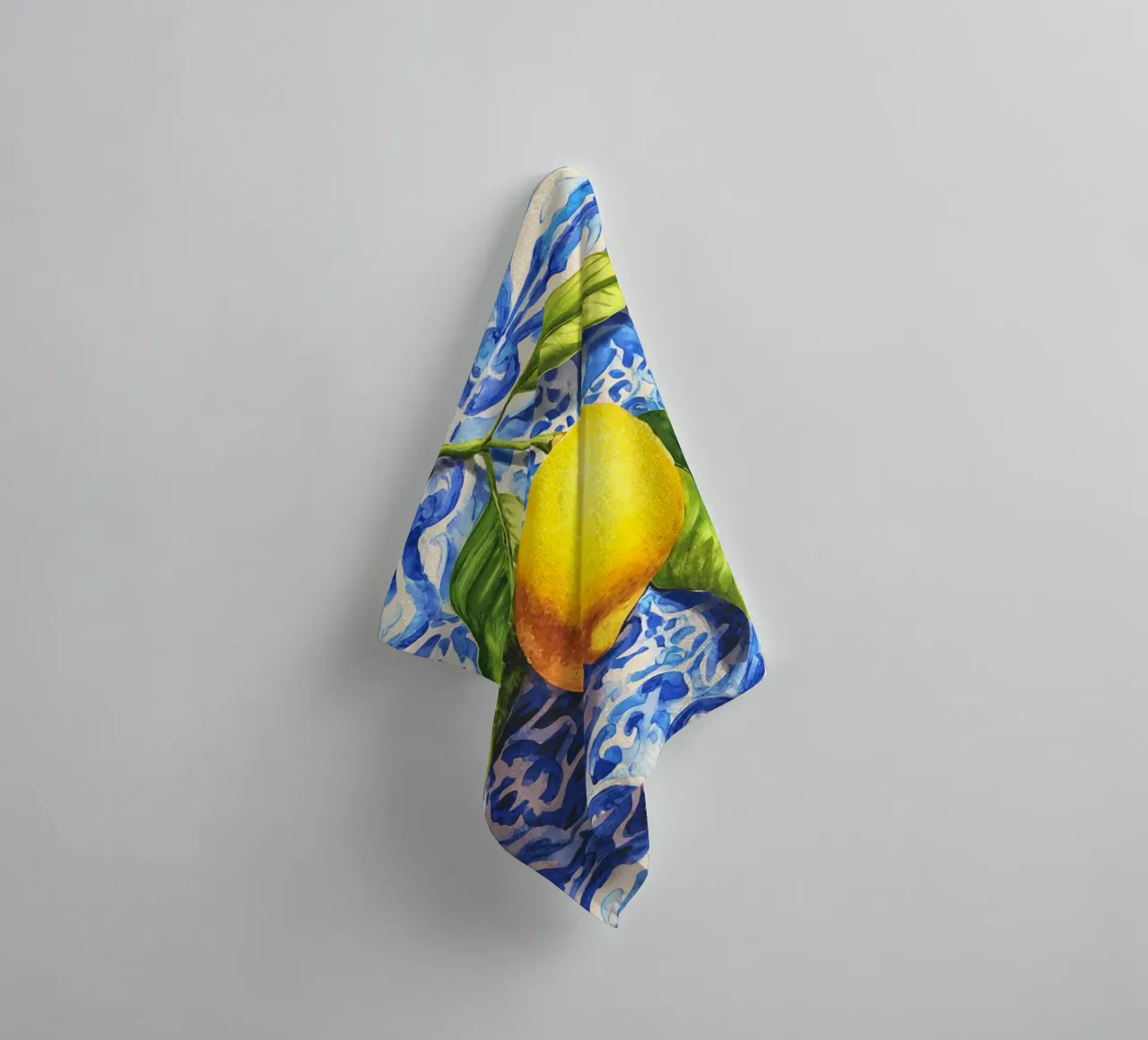 Italien Vibes Zitrone Kunst Handtuch von Andrea Haase Modern Home