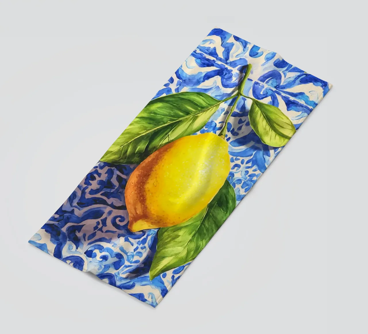 Italy Vibes Lemon Art telo mare da Andrea Haase Modern Home