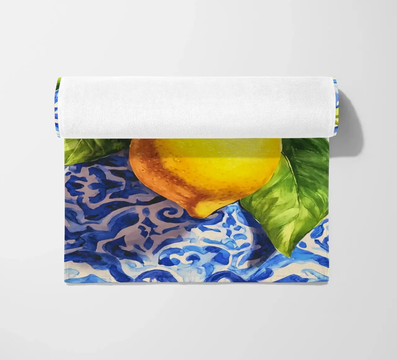 Italy Vibes Lemon Art telo mare da Andrea Haase Modern Home