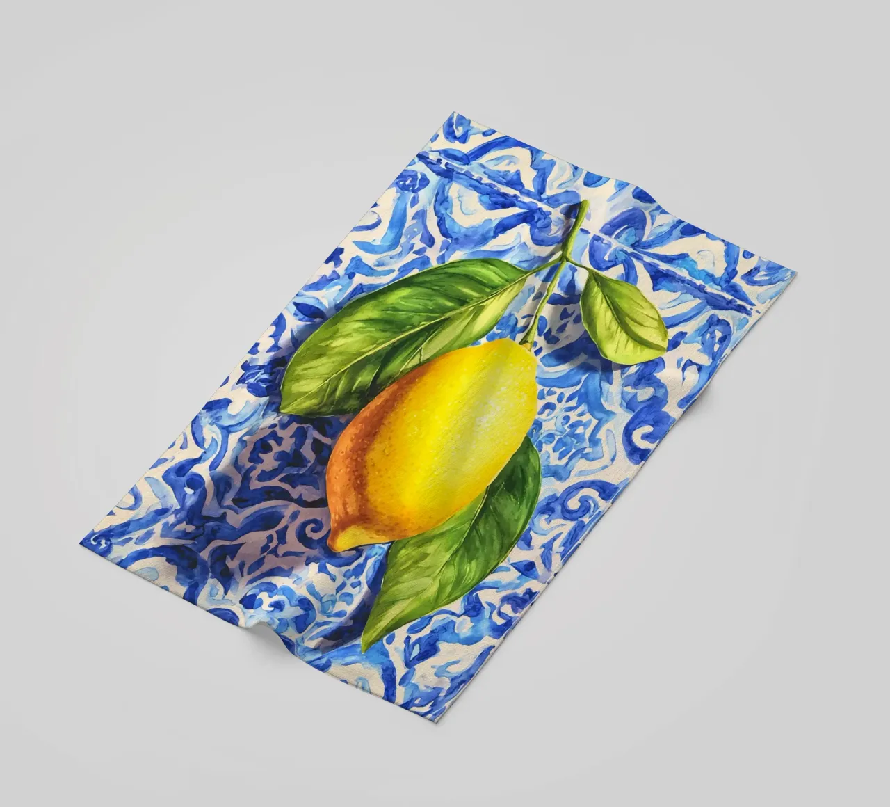 Italy Vibes Lemon Art telo mare da Andrea Haase Modern Home