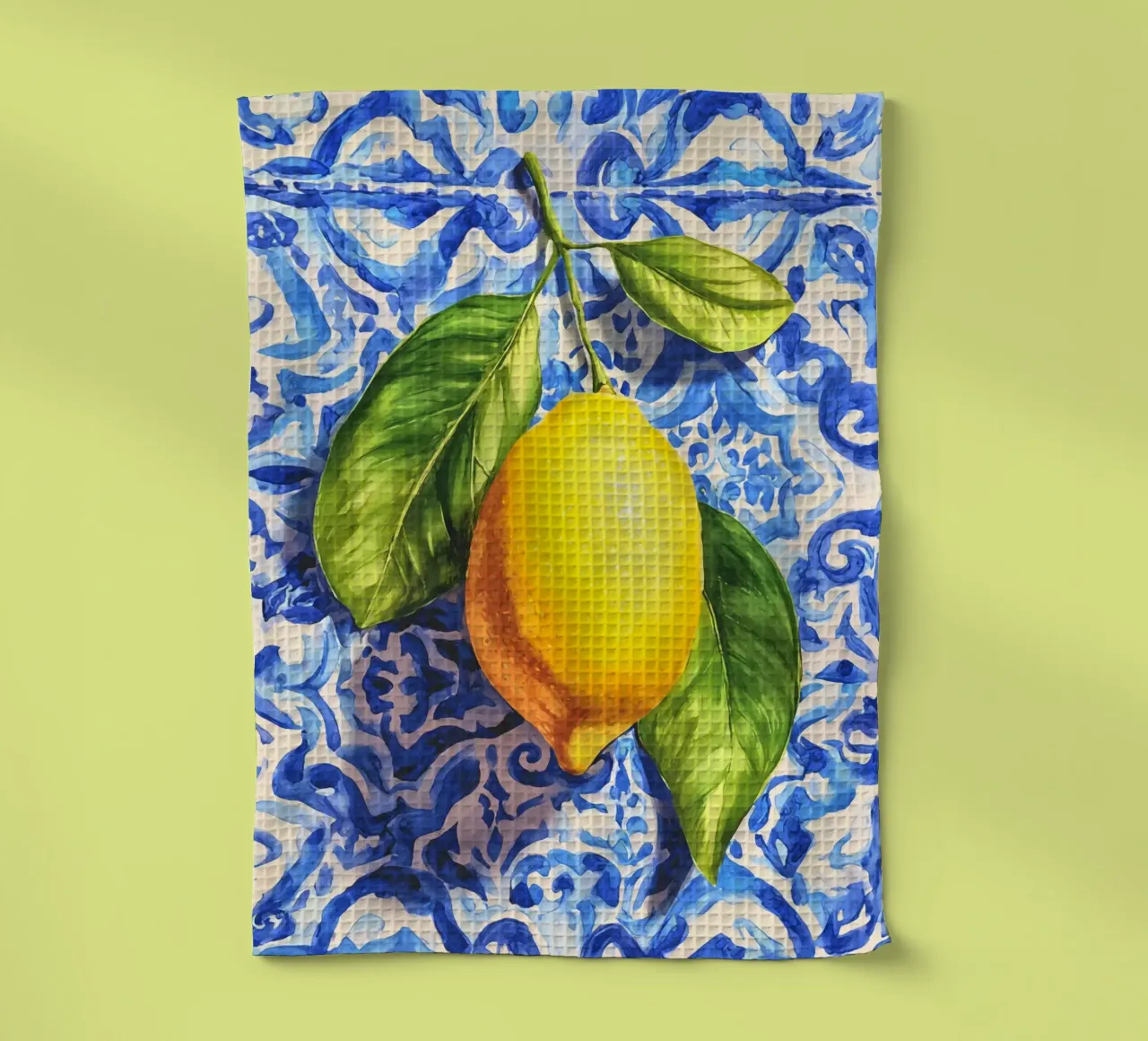 Italien Vibes Zitrone Kunst Geschirrtuch von Andrea Haase Modern Home