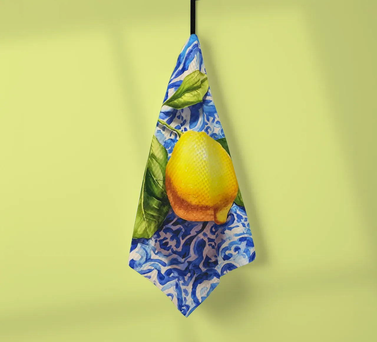 Italien Vibes Zitrone Kunst Geschirrtuch von Andrea Haase Modern Home