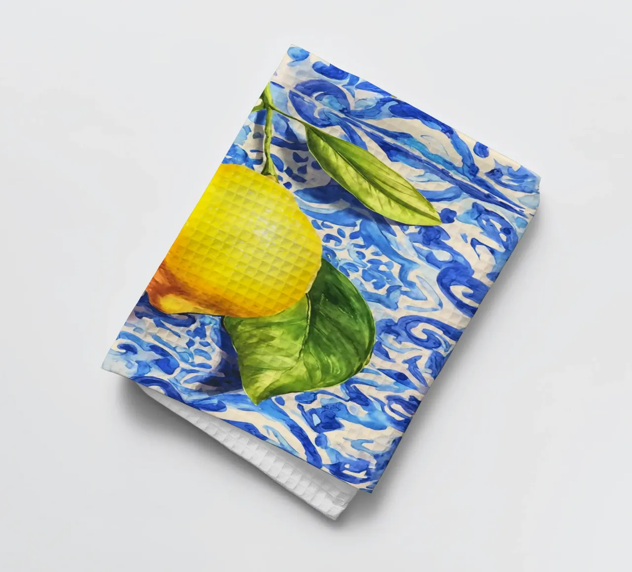 Italien Vibes Zitrone Kunst Geschirrtuch von Andrea Haase Modern Home