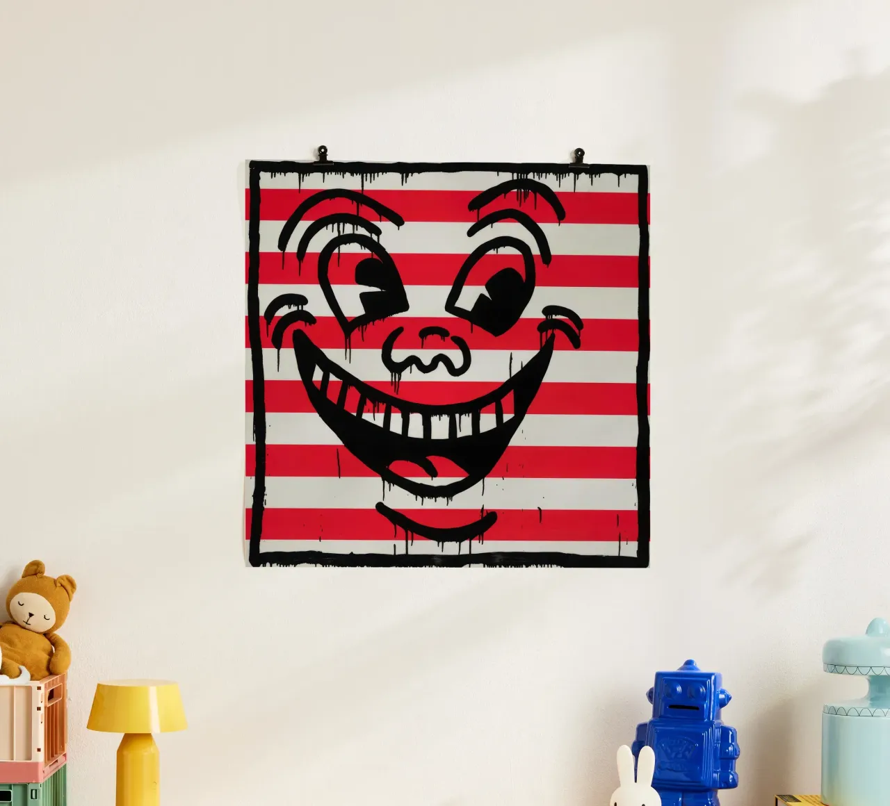 Keith Haring "Untitled" Pop Art Wandposter Poster von ClubArt
