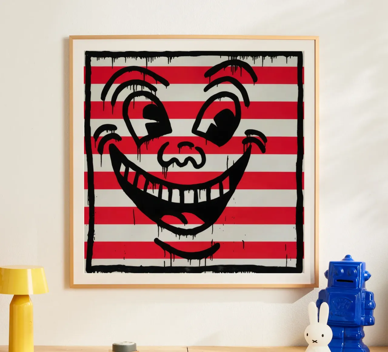 Keith Haring "Untitled" Pop Art Wandposter Poster von ClubArt