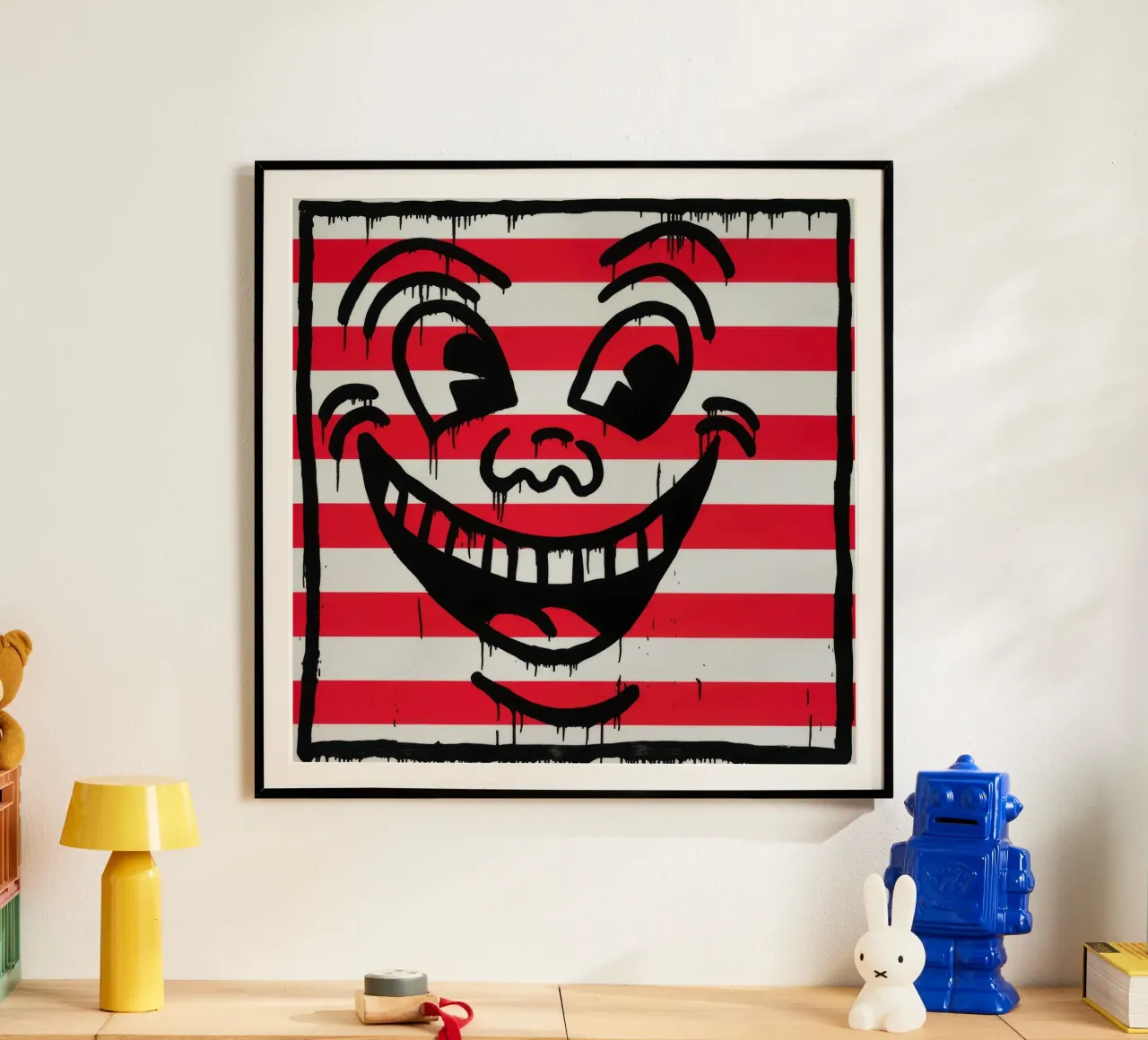 Keith Haring "Untitled" Pop Art Wandposter Poster von ClubArt