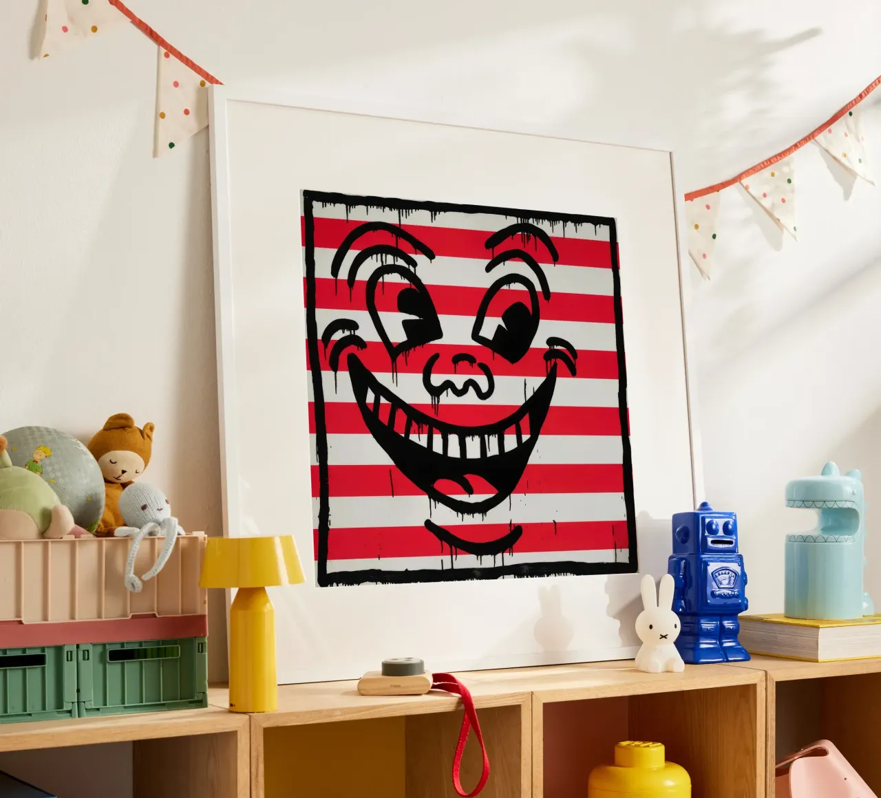 Keith Haring "Untitled" Pop Art Wandposter Poster von ClubArt