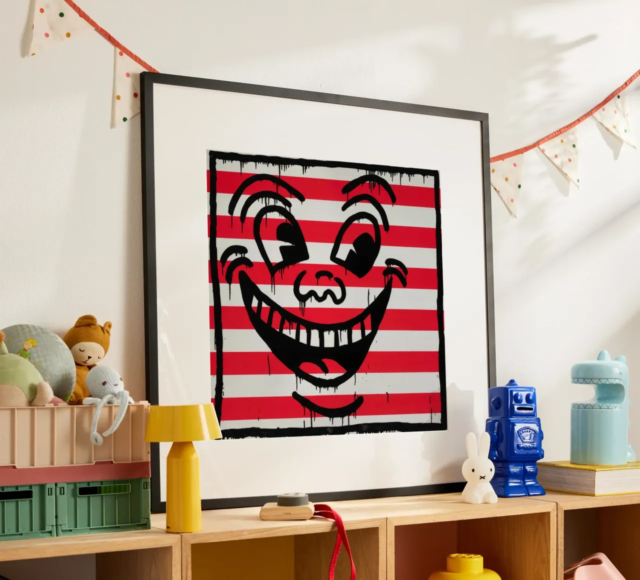 Keith Haring "Untitled" Pop Art Wandposter Poster von ClubArt