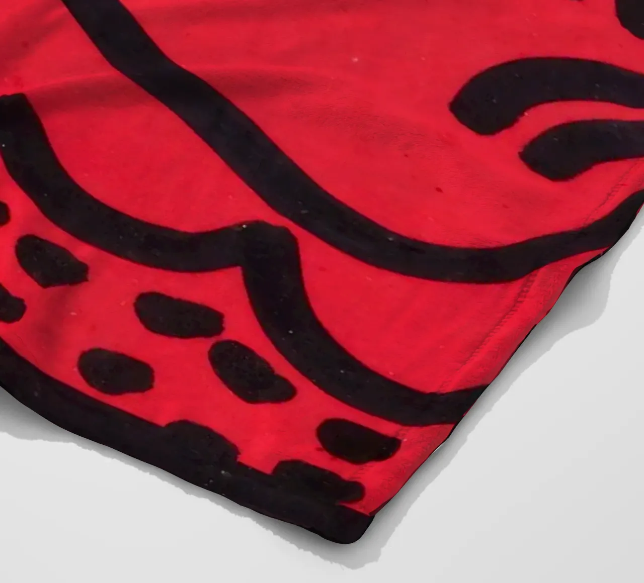 Poster di Keith Haring "Untitled" Pop Art Shark coperta in pile da ClubArt