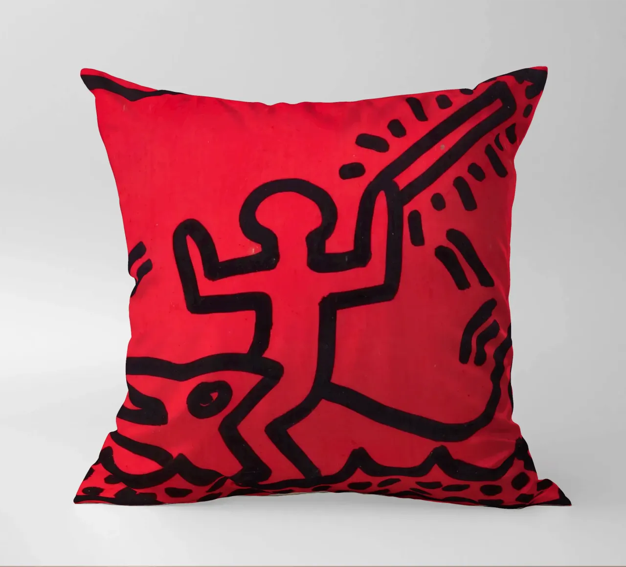 Poster di Keith Haring "Untitled" Pop Art Shark cuscino da ClubArt