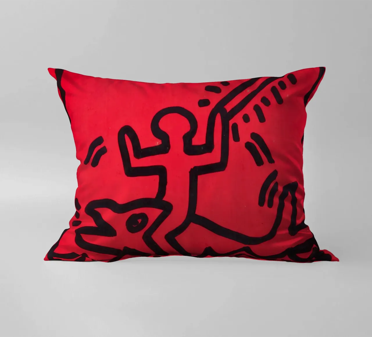 Poster di Keith Haring "Untitled" Pop Art Shark cuscino da ClubArt