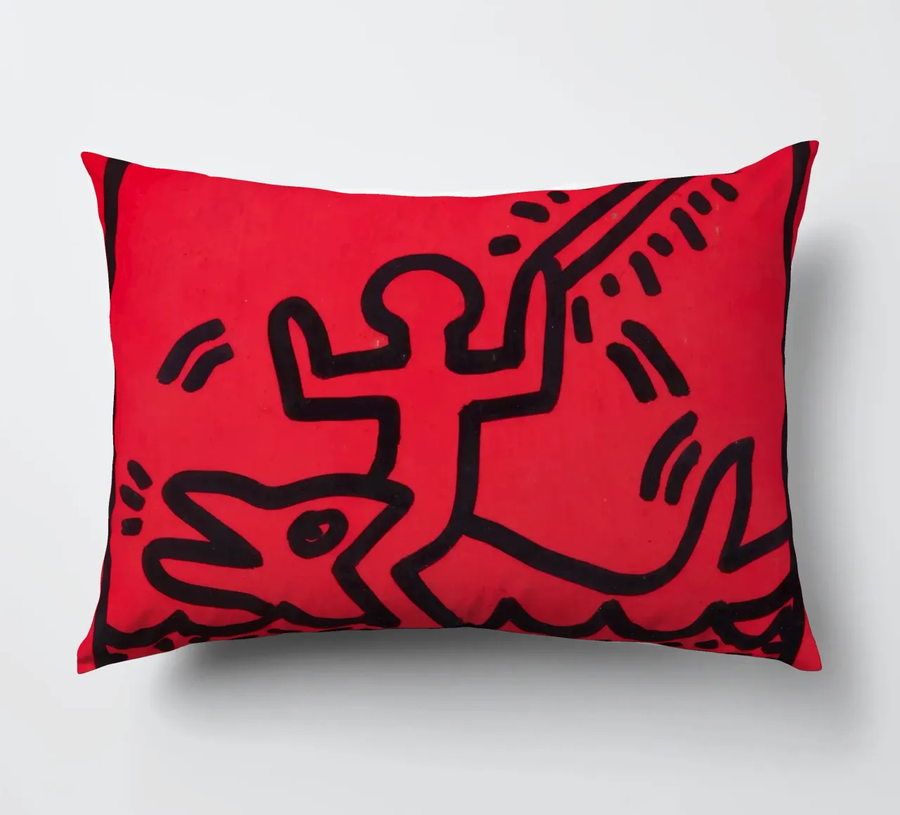 Poster di Keith Haring "Untitled" Pop Art Shark cuscino da ClubArt