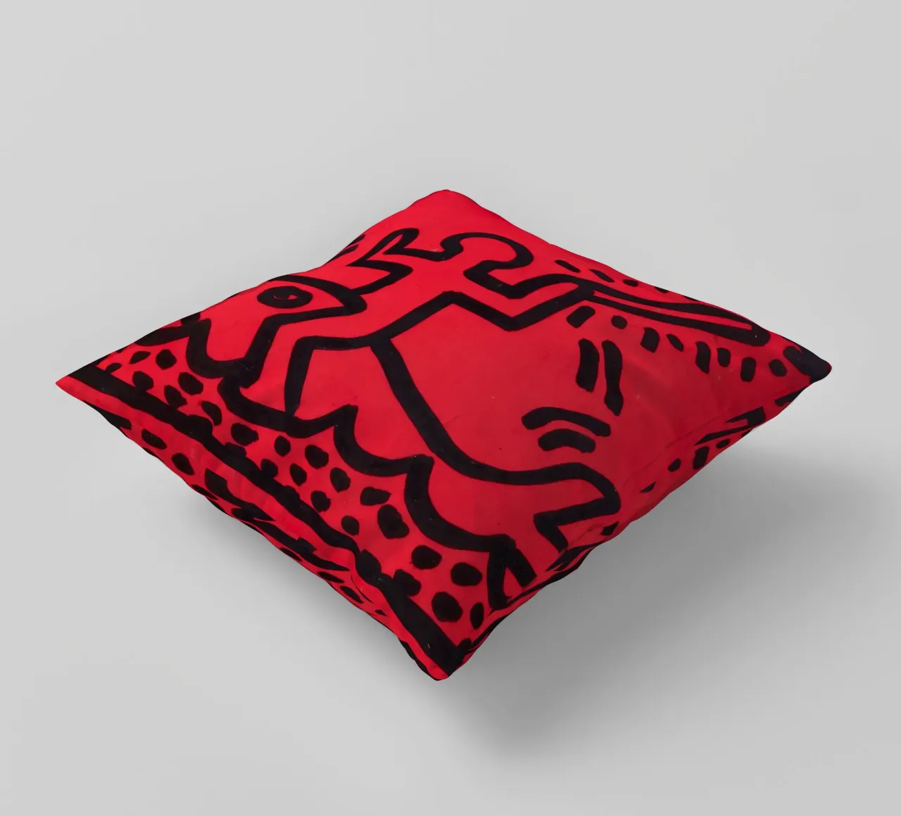 Poster di Keith Haring "Untitled" Pop Art Shark cuscino da ClubArt