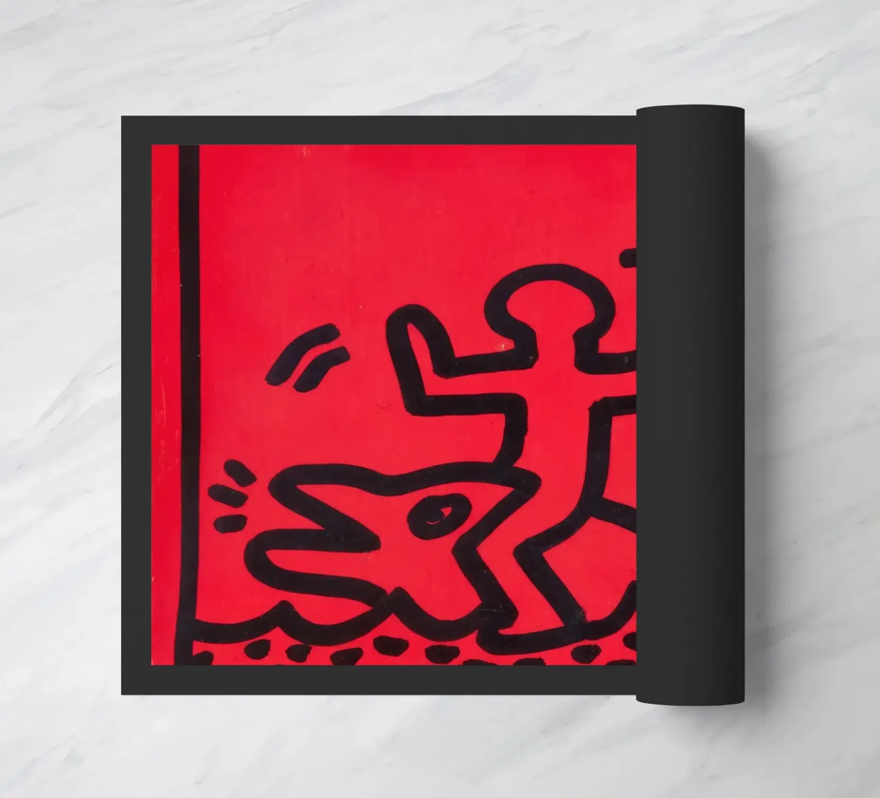 Poster di Keith Haring "Untitled" Pop Art Shark zerbino da ClubArt