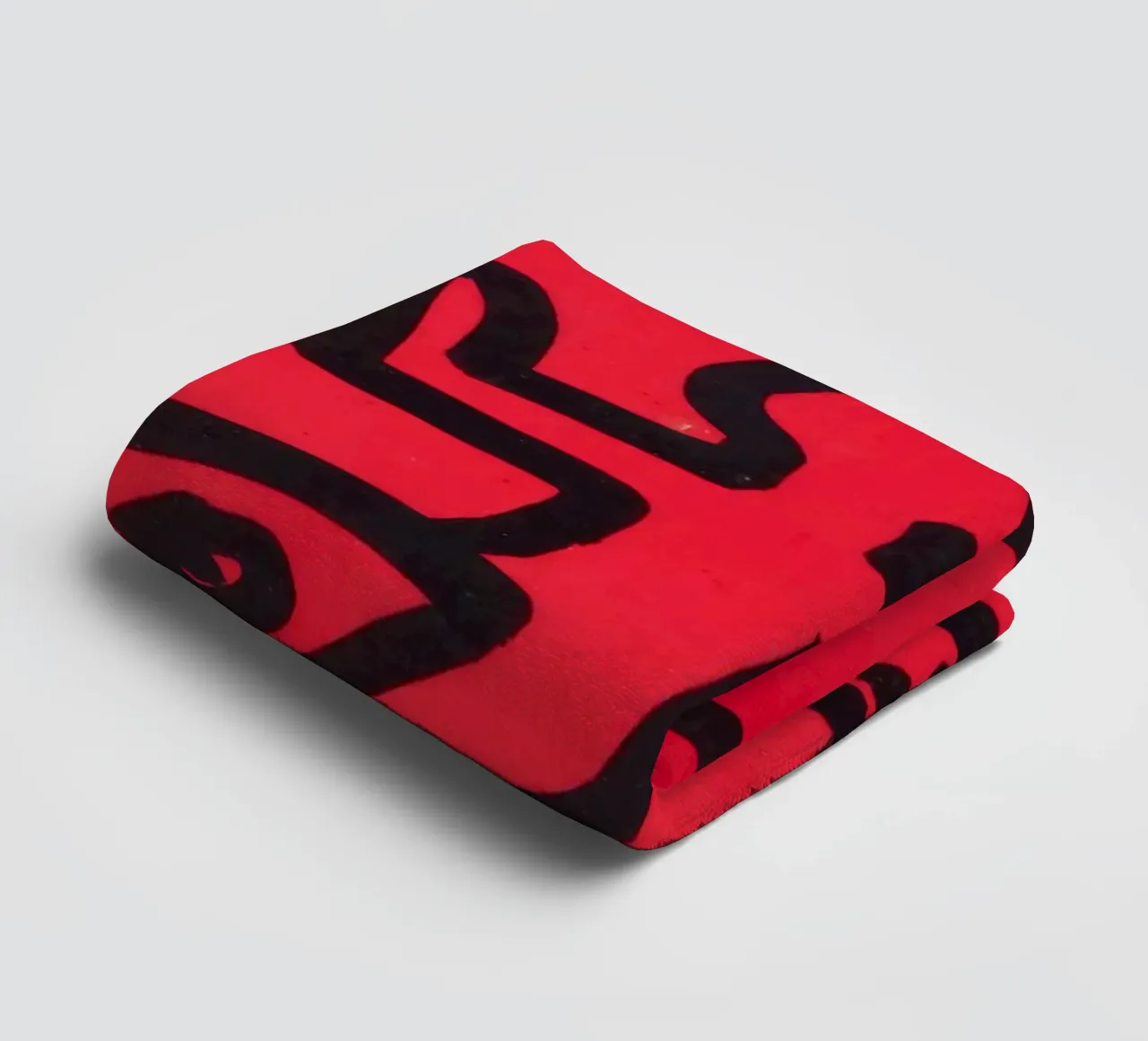 Poster di Keith Haring "Untitled" Pop Art Shark asciugamano da bagno da ClubArt