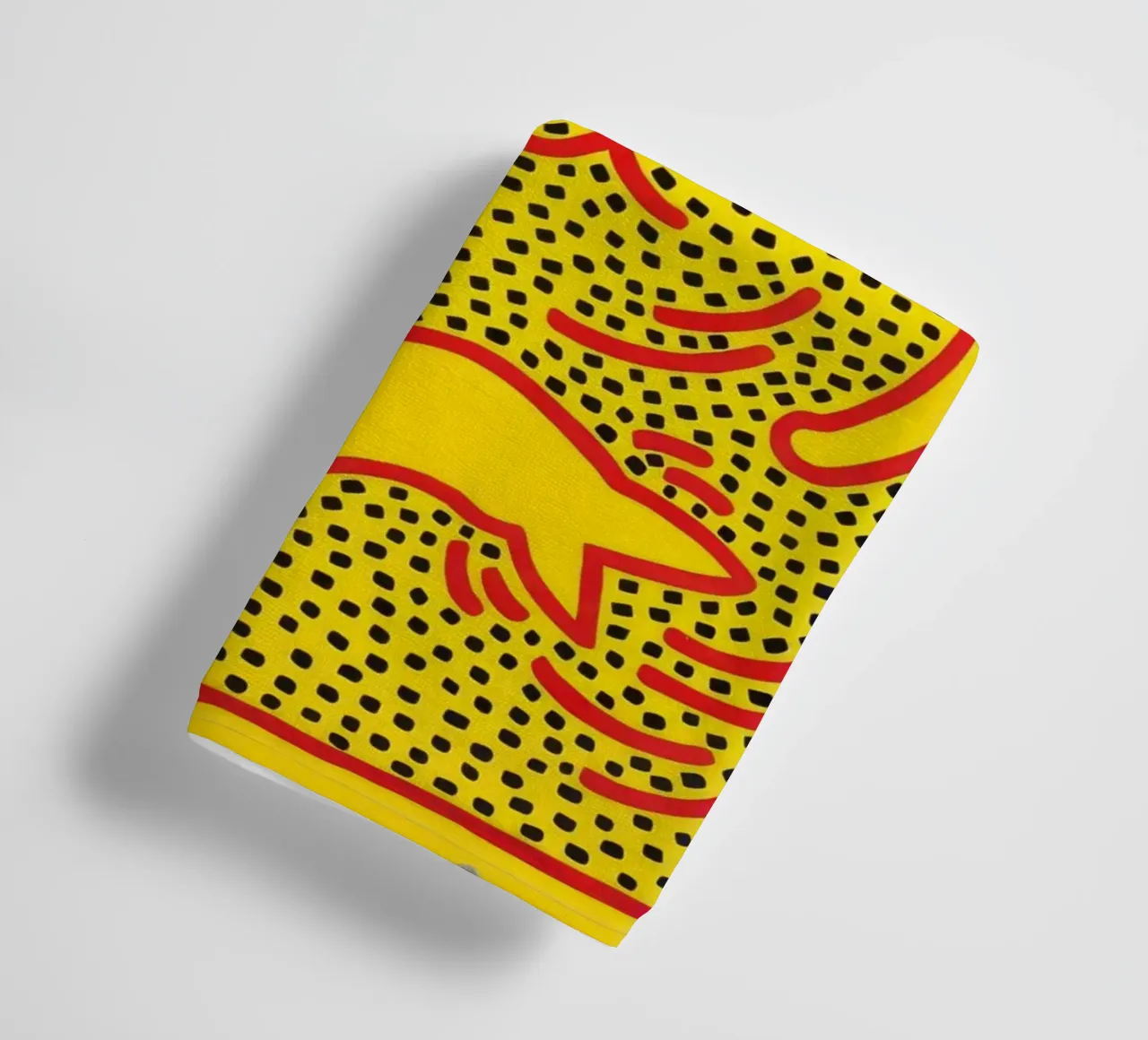 Keith Haring "Untitled" Pop Art Delphine Poster Handtuch von ClubArt
