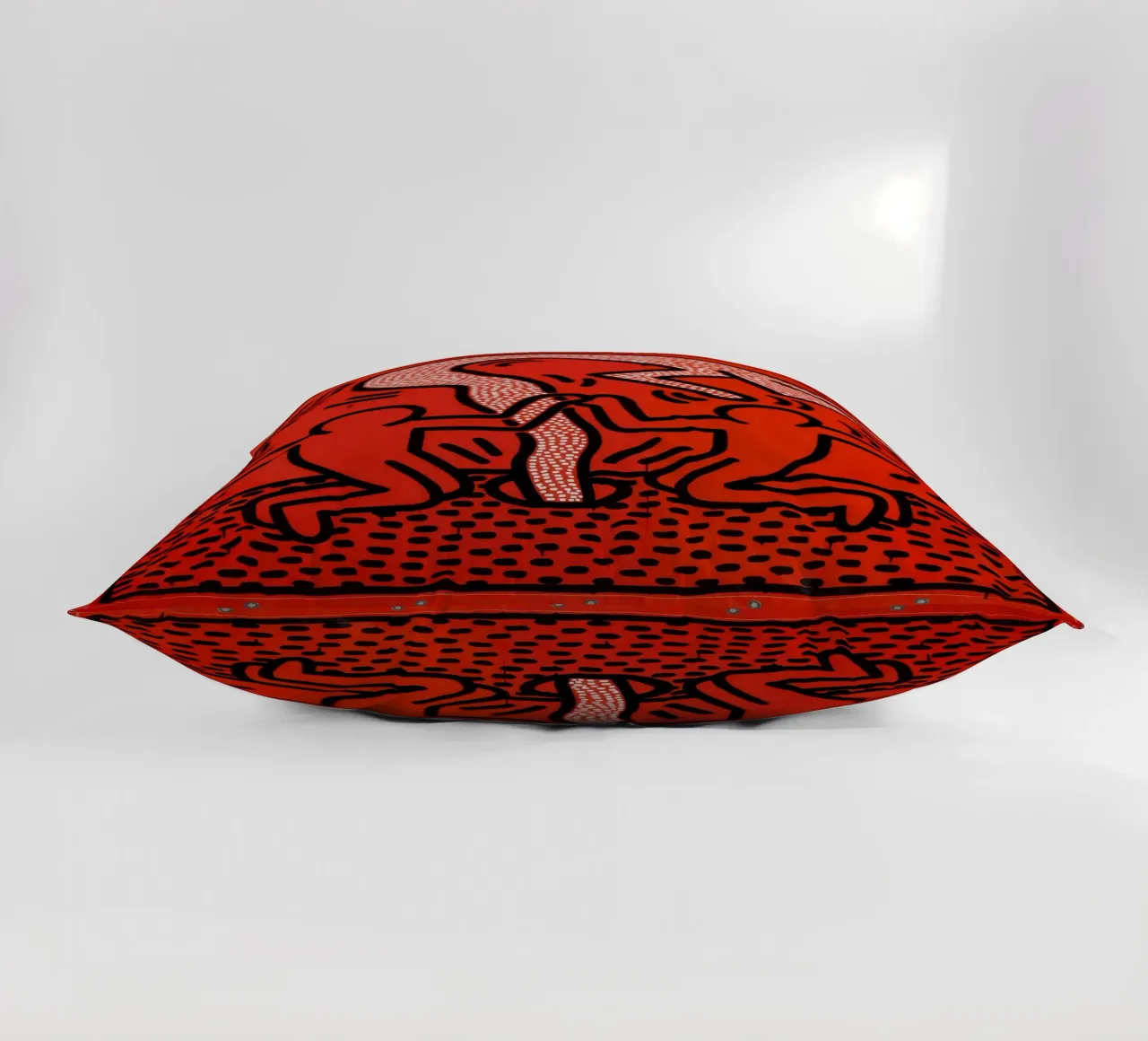 Poster di Keith Haring "Untitled" Pop Art Human Vortex cuscino da ClubArt