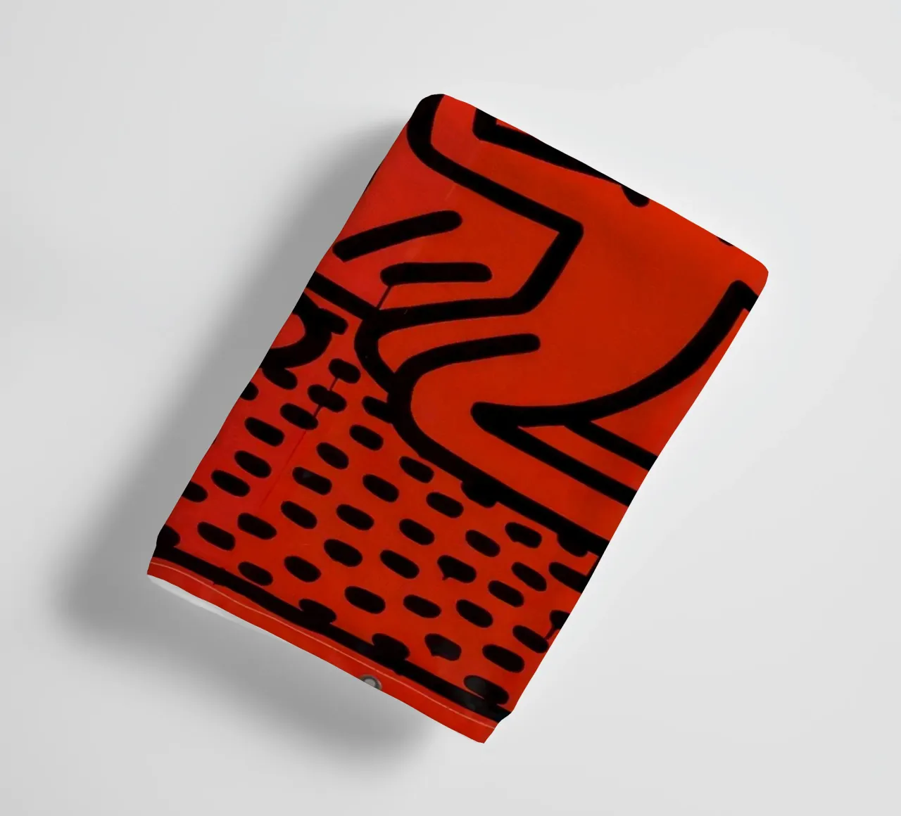 Poster di Keith Haring "Untitled" Pop Art Human Vortex asciugamano da bagno da ClubArt