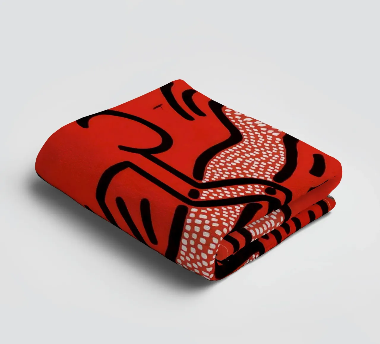 Poster di Keith Haring "Untitled" Pop Art Human Vortex asciugamano da bagno da ClubArt