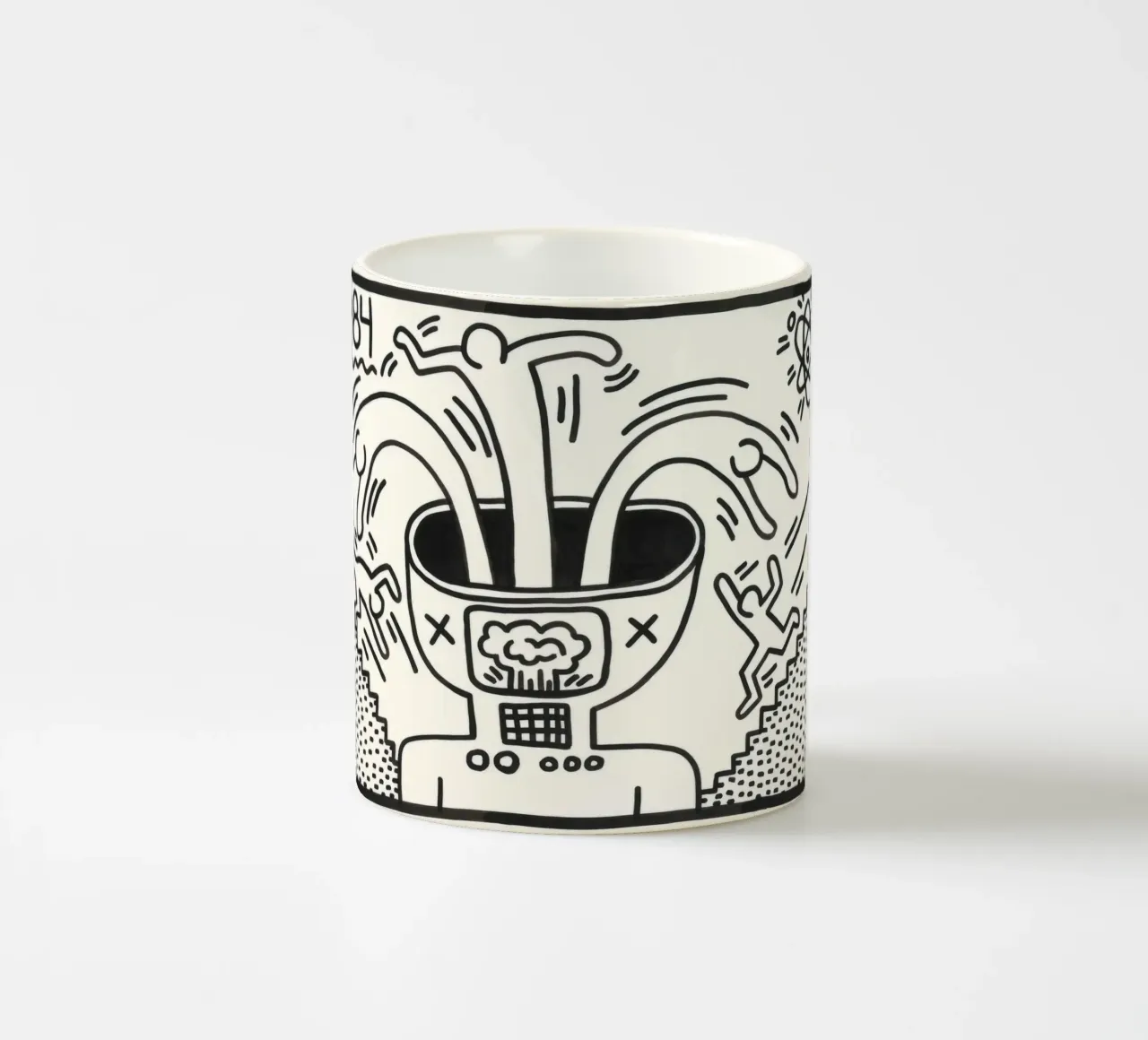 Poster di Keith Haring "Untitled", esplosione mentale della Pop Art tazza in ceramica da ClubArt