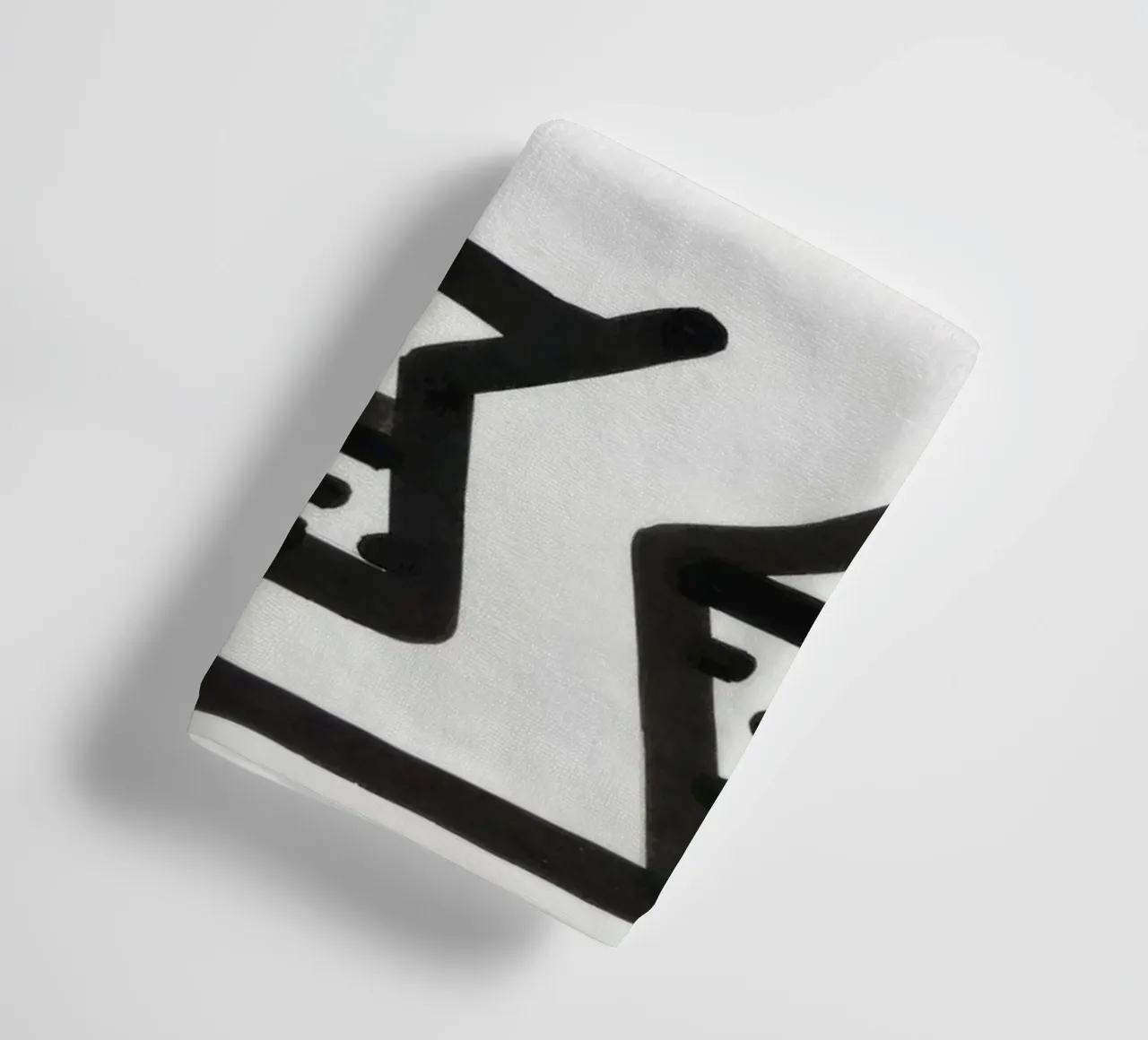Keith Haring "Untitled" Pop Art Cat Man Poster towel by ClubArt