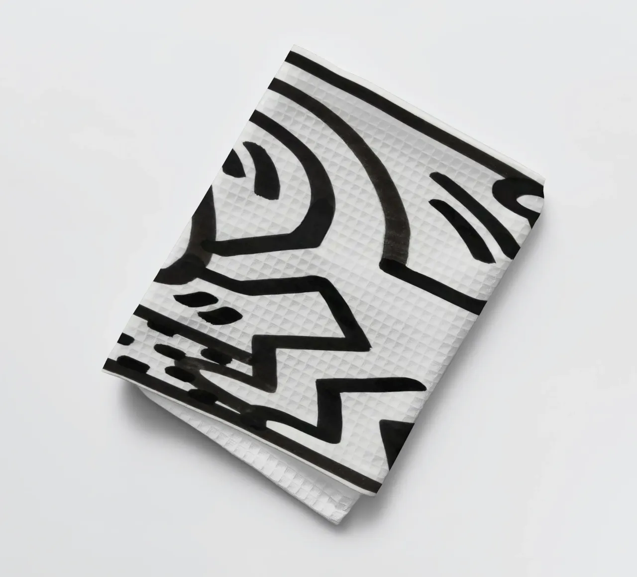 Keith Haring "Untitled" Pop Art Duo dynamique torchon de ClubArt