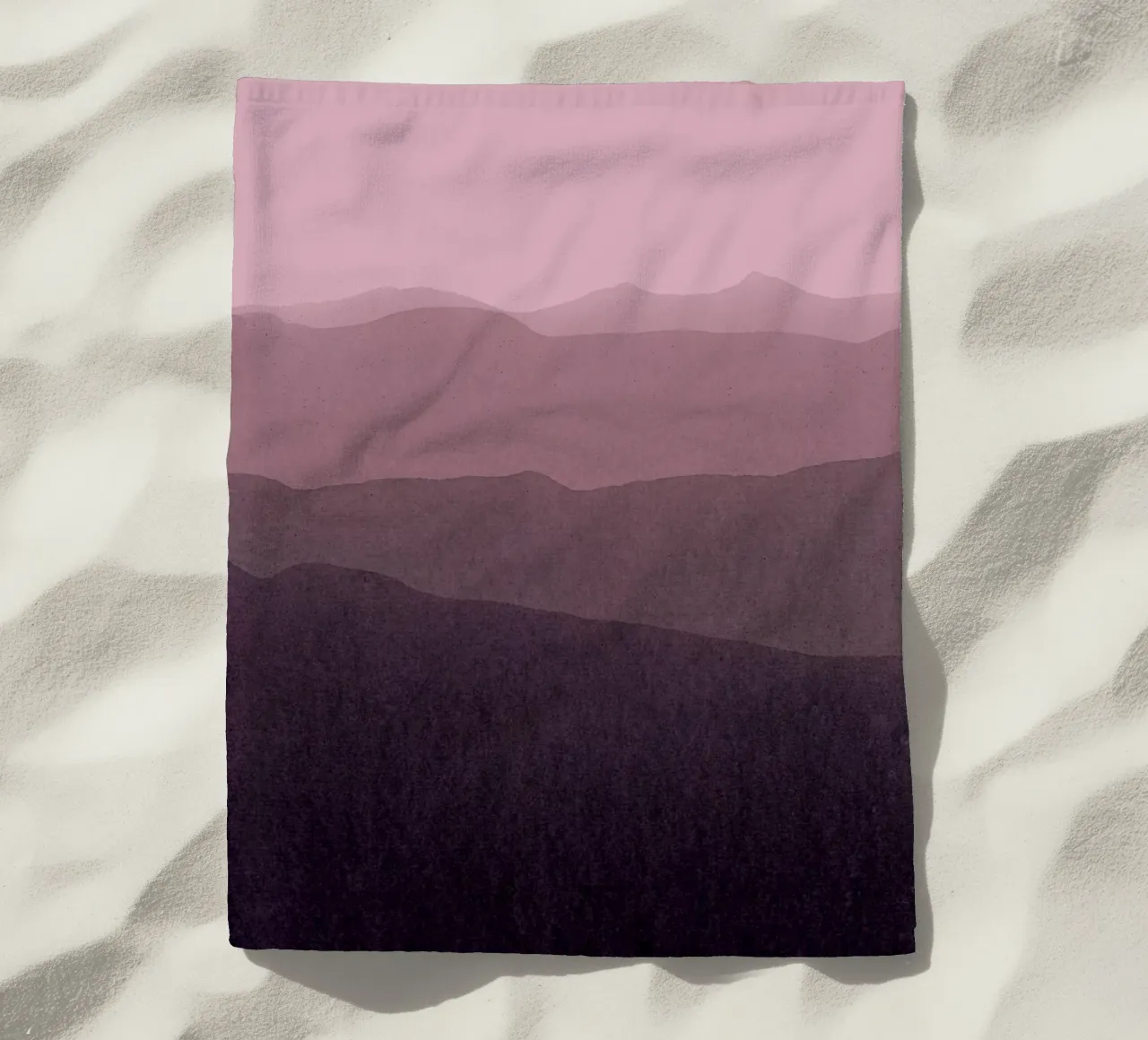 gradient landscape purple telo mare da IRIS LEHNHARDT FINE ART