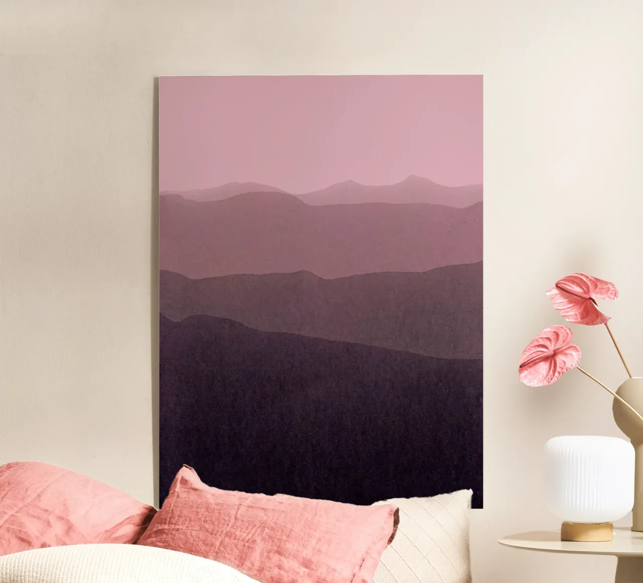 gradient landscape purple plexiglass da IRIS LEHNHARDT FINE ART