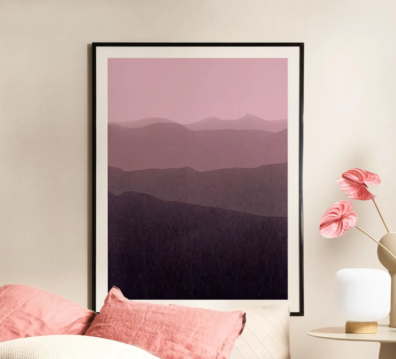 gradient landscape purple poster da IRIS LEHNHARDT FINE ART