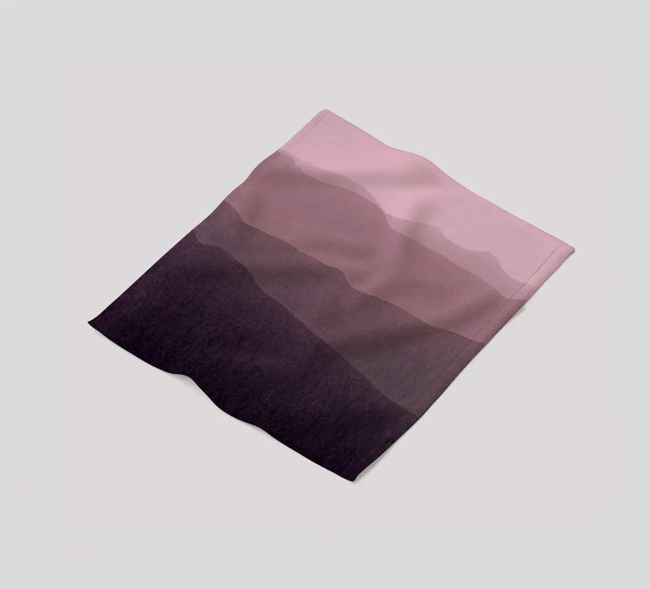 gradient landscape purple coperta in pile da IRIS LEHNHARDT FINE ART