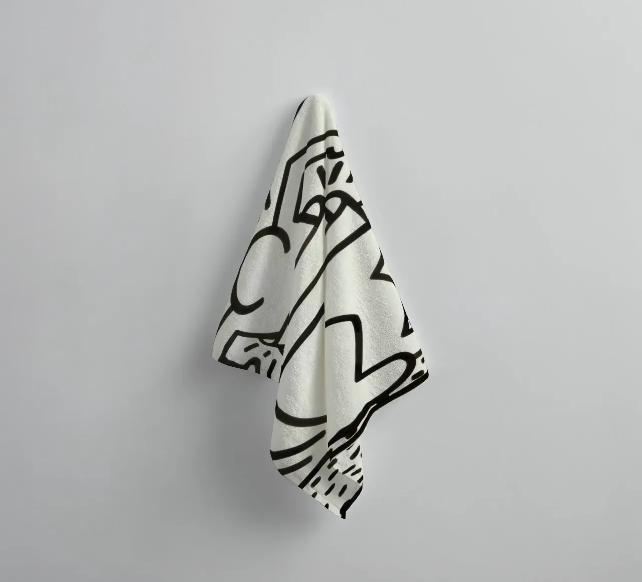 Keith Haring "Untitled" Pop Art Container Poster towel by ClubArt