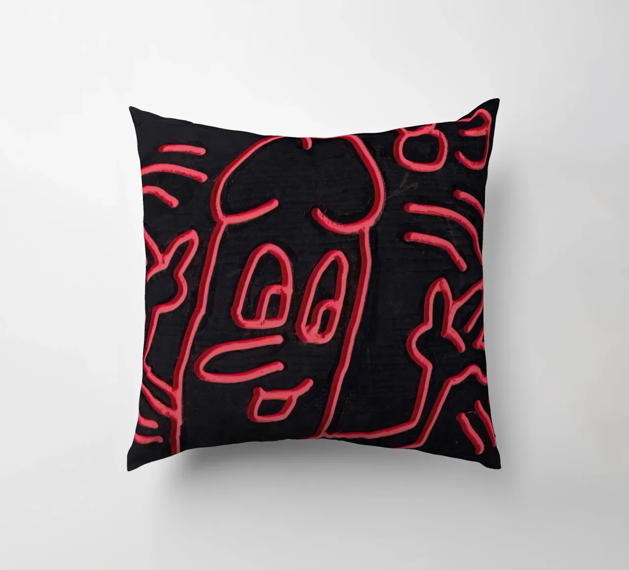 Keith Haring "Untitled", poster pop art con pene cuscino da ClubArt