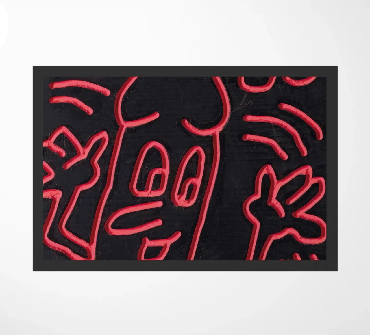 Keith Haring "Untitled", poster pop art con pene zerbino da ClubArt