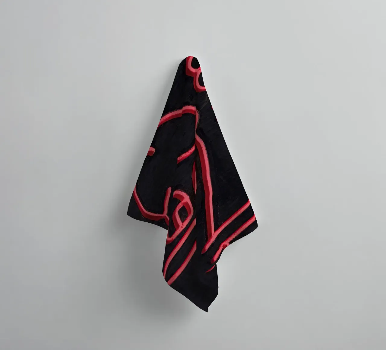 Keith Haring "Untitled", poster pop art con pene asciugamano da bagno da ClubArt