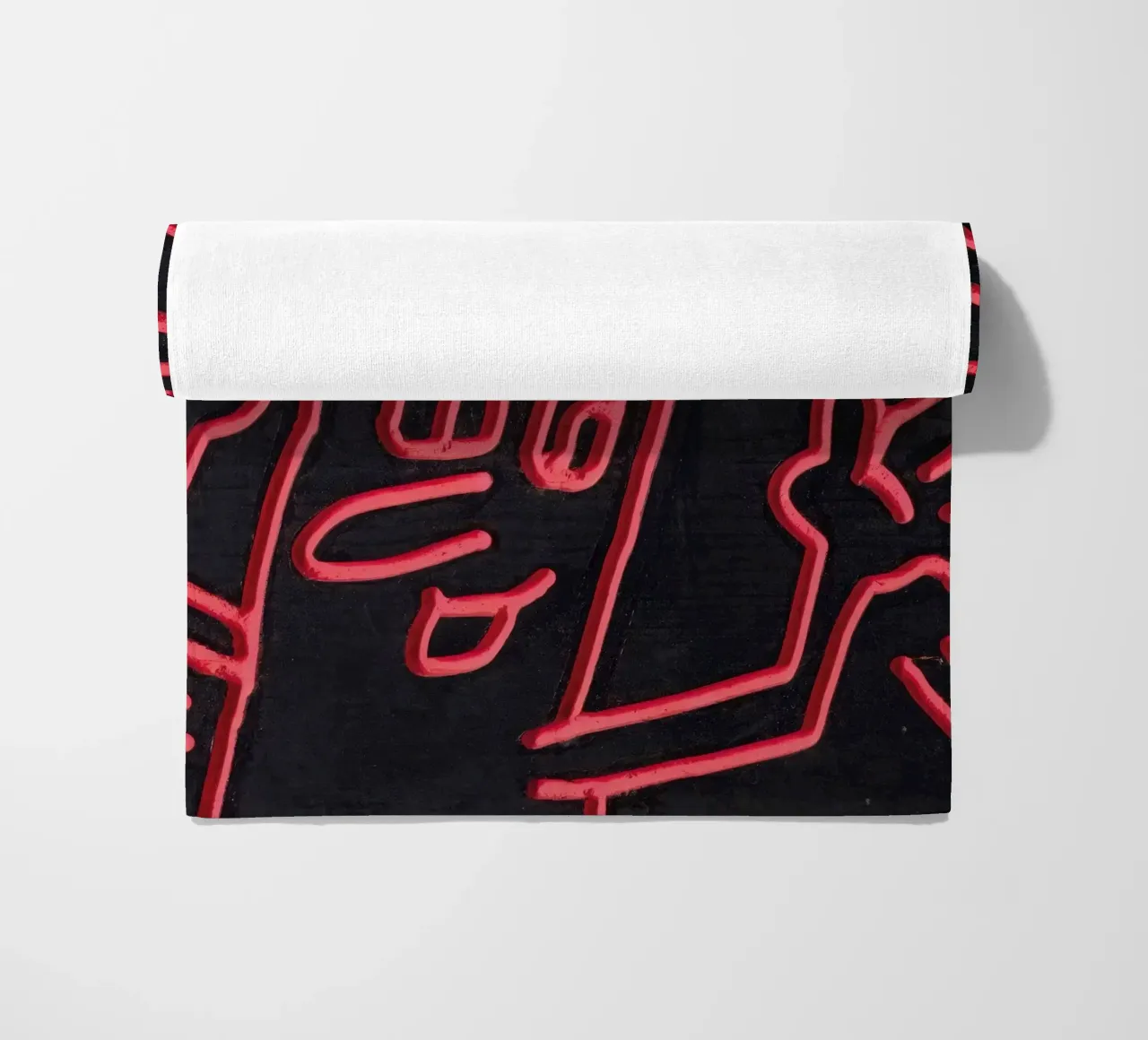 Keith Haring "Untitled", poster pop art con pene telo mare da ClubArt