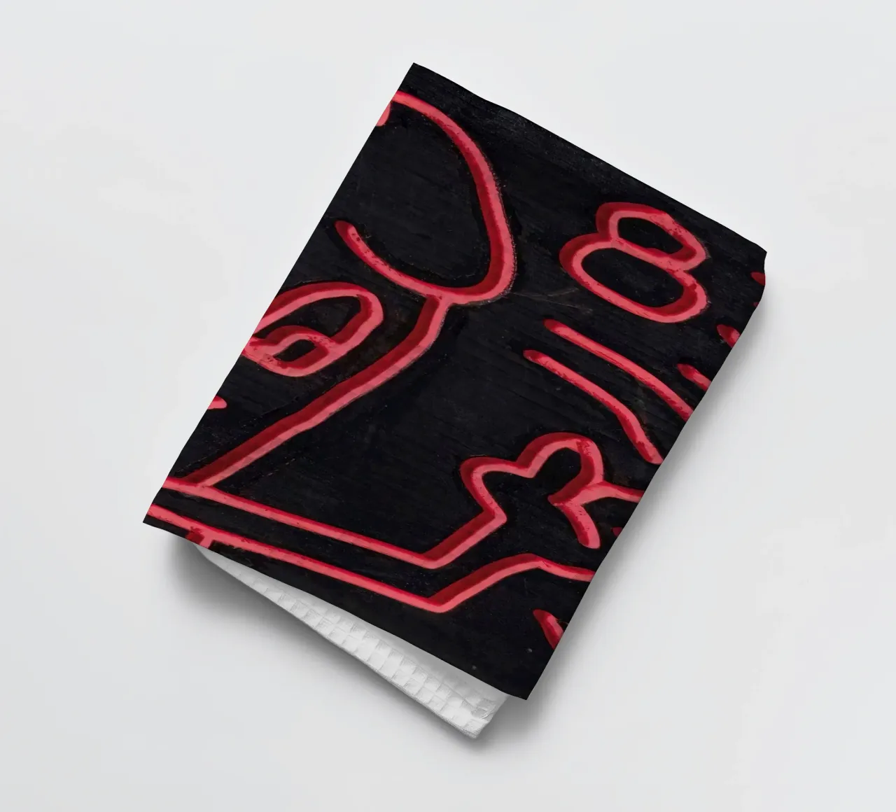 Keith Haring "Untitled", poster pop art con pene canovaccio da cucina da ClubArt