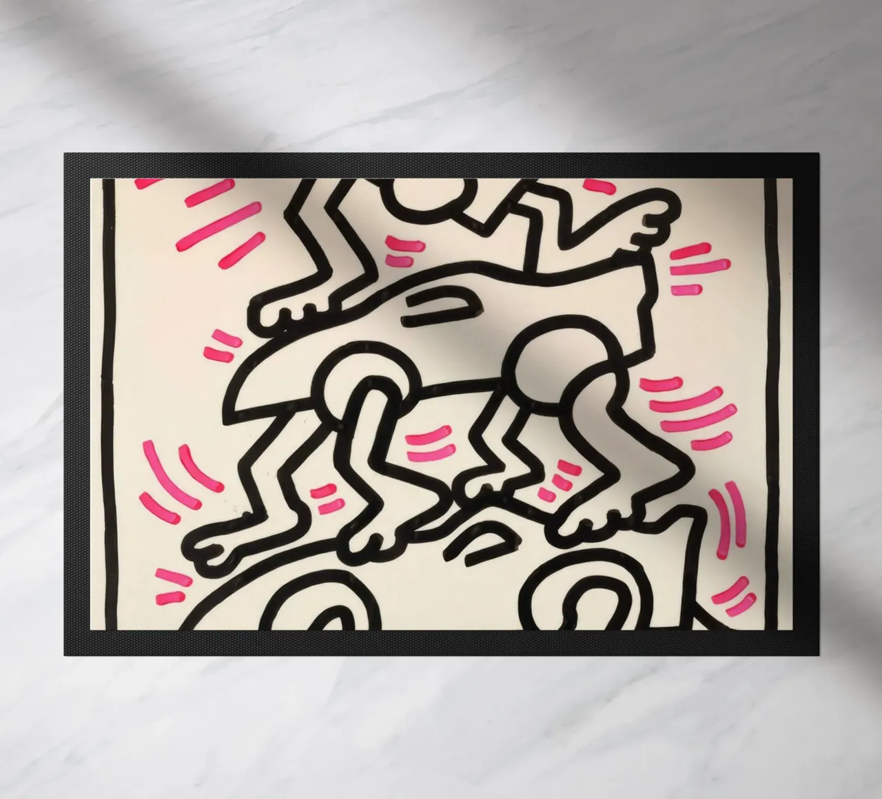Poster da corsa Pop Art "Le Mans" di Keith Haring zerbino da ClubArt