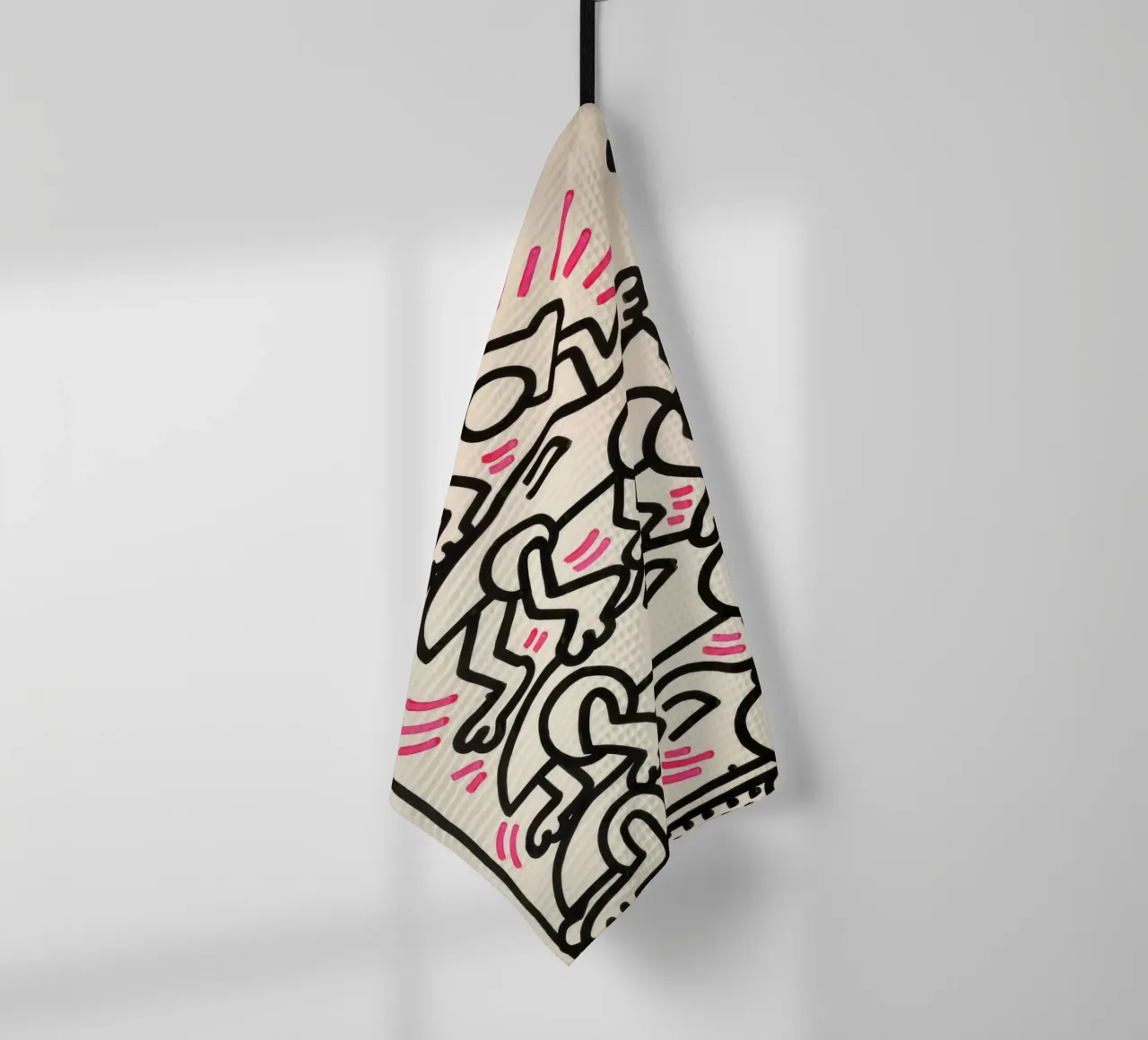 Keith Haring "Le Mans" Affiche de course Pop Art torchon de ClubArt