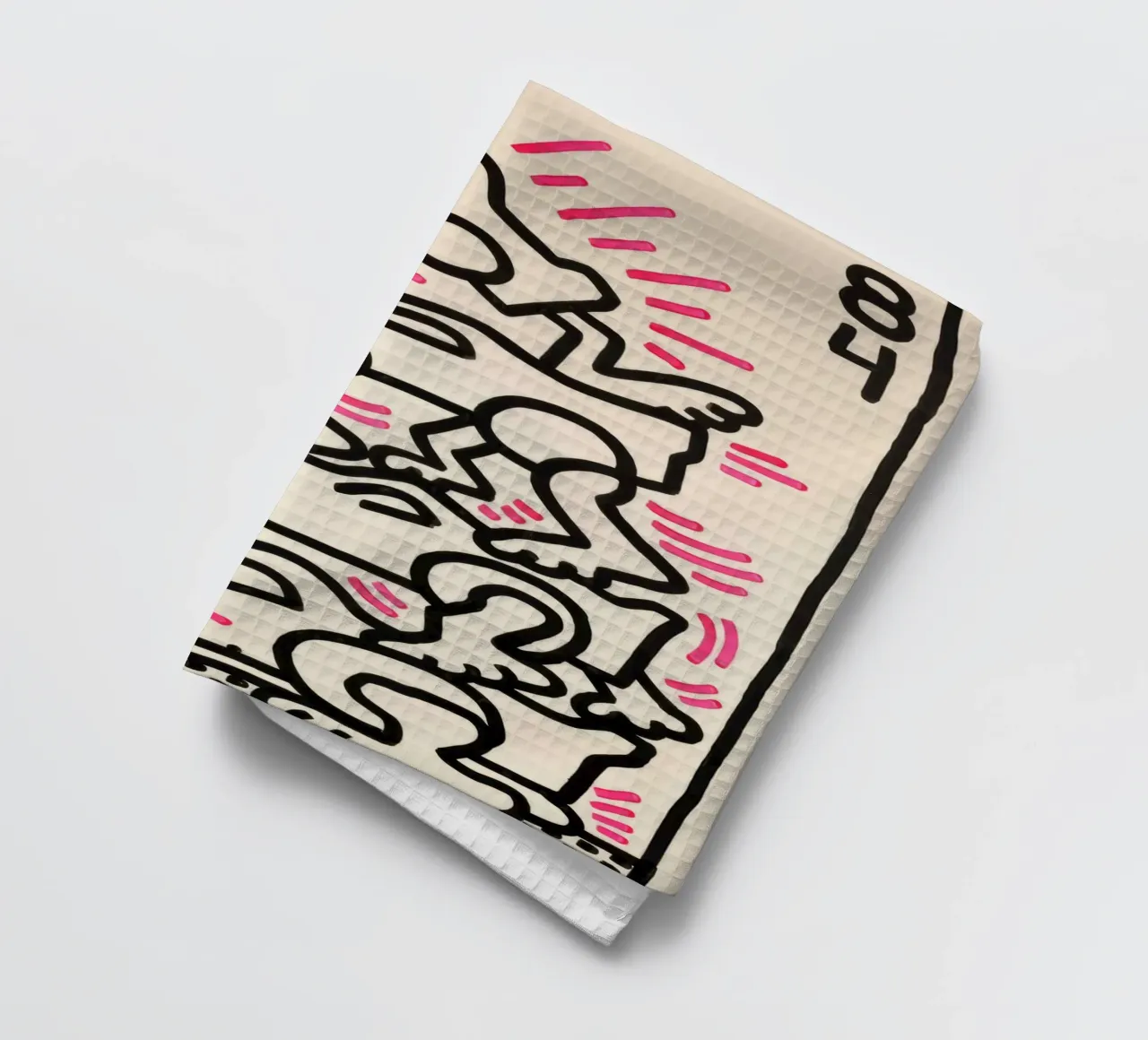 Keith Haring "Le Mans" Affiche de course Pop Art torchon de ClubArt