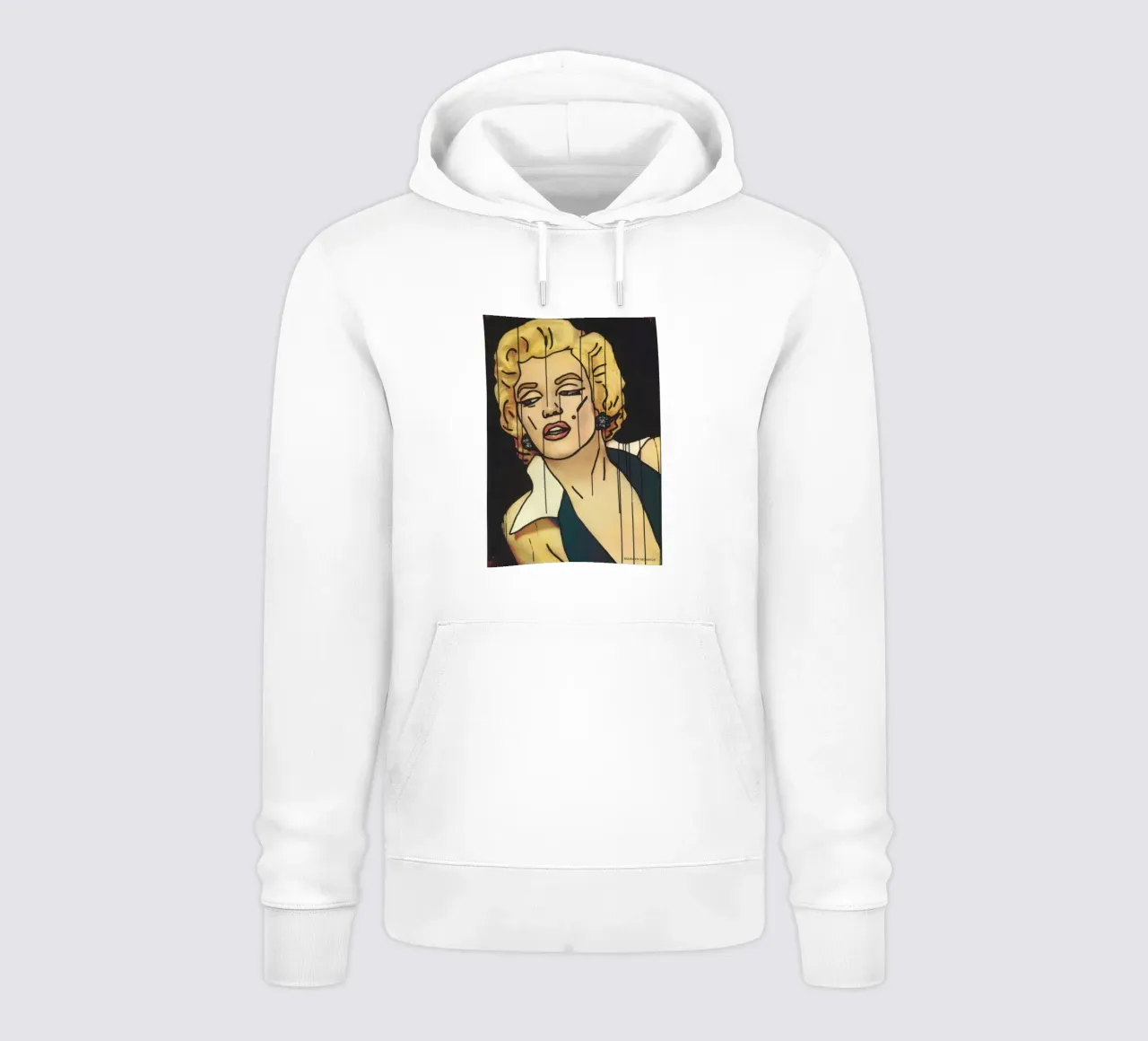 Poster con ritratto Pop Art di Keith Haring "Marilyn felpa con cappuccio da ClubArt