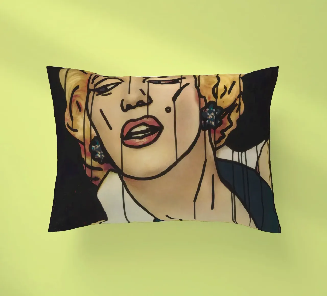 Poster con ritratto Pop Art di Keith Haring "Marilyn cuscino da ClubArt
