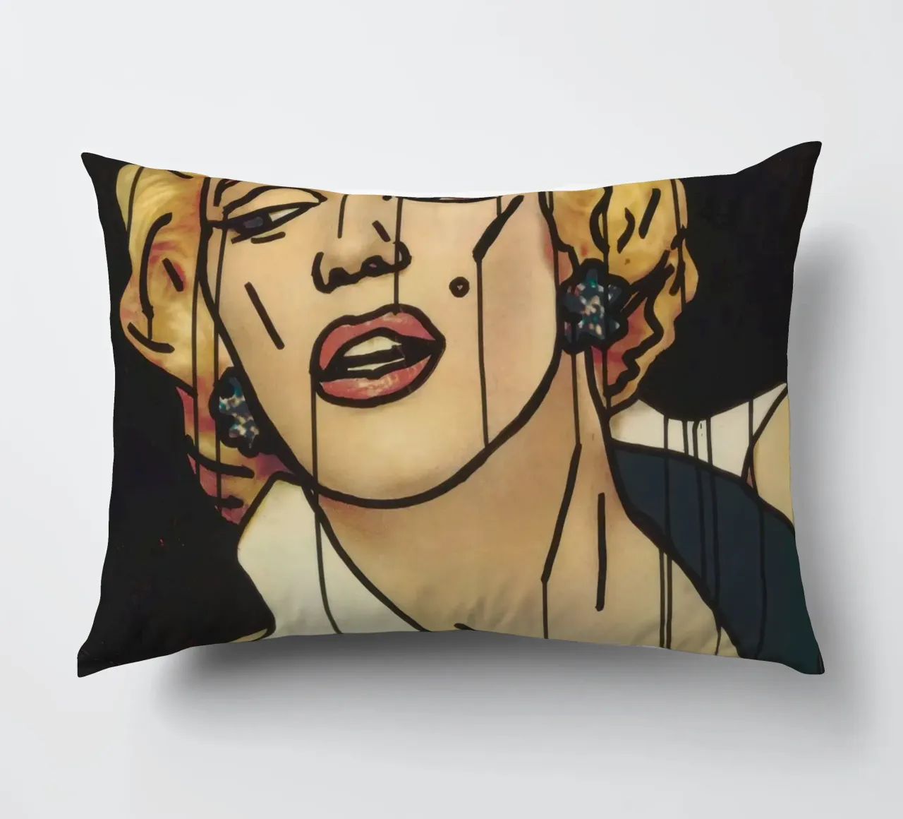 Poster con ritratto Pop Art di Keith Haring "Marilyn cuscino da ClubArt