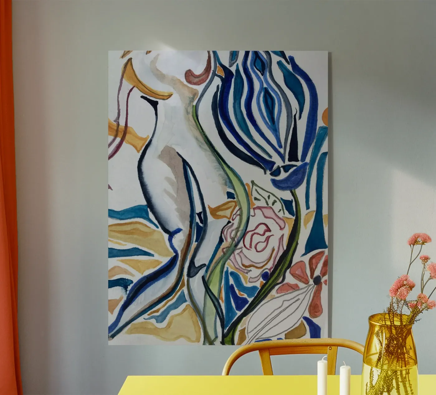 Fleurs à corps plexiglas de Sophie Pérard